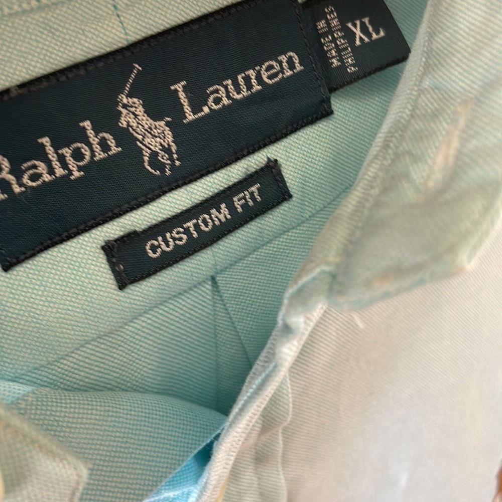 Custom Fit Ralph Lauren cotton button down. - Picture 3 of 3